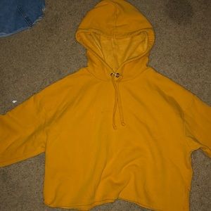 Yellow hoodie
